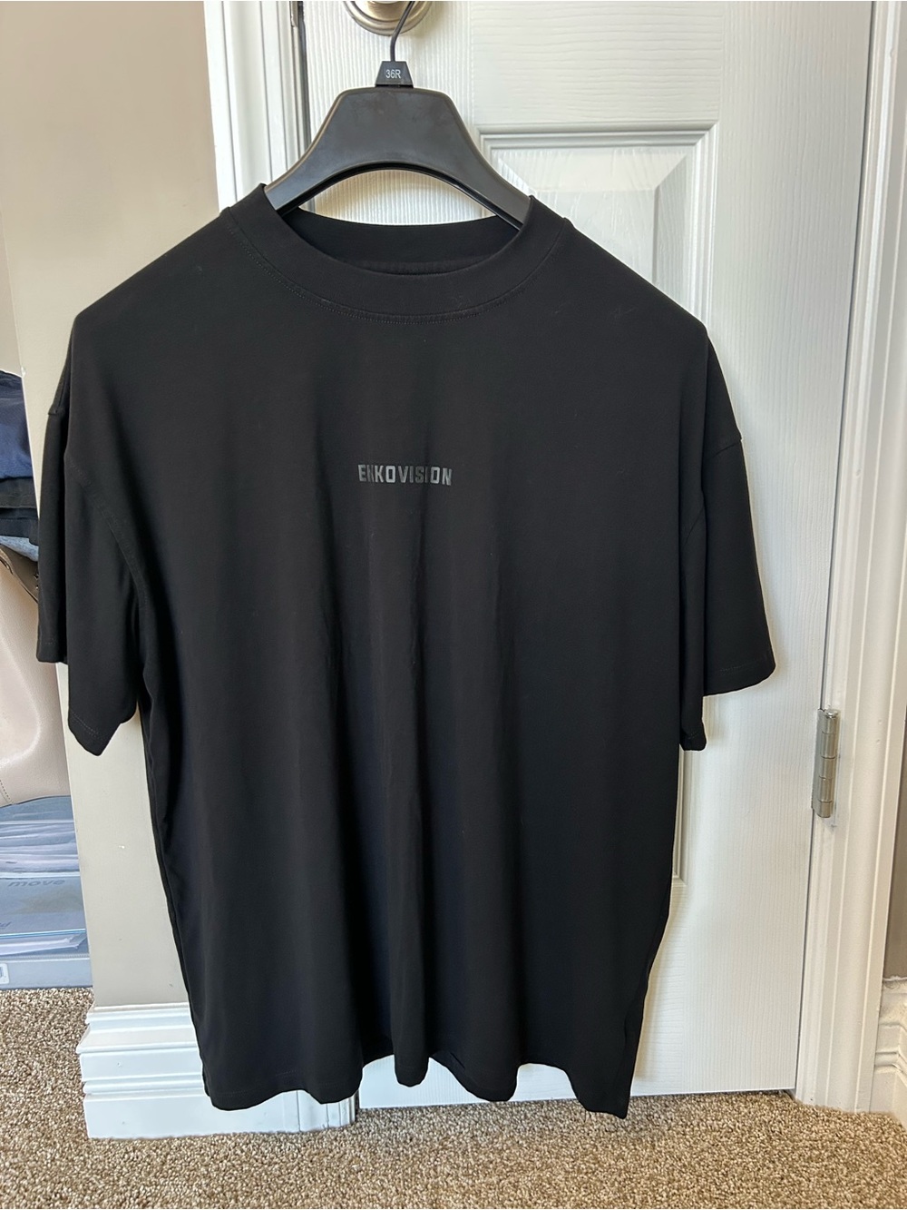 Ekkovision Men’s Black Logo Short Sleeve Tee